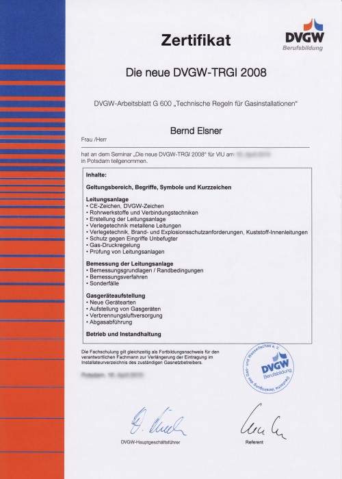 DVGW-TRGI 2008